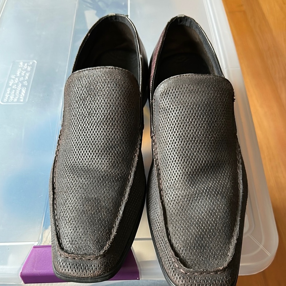 Kenneth Cole Reaction Men's Aubergine Loafers size 13